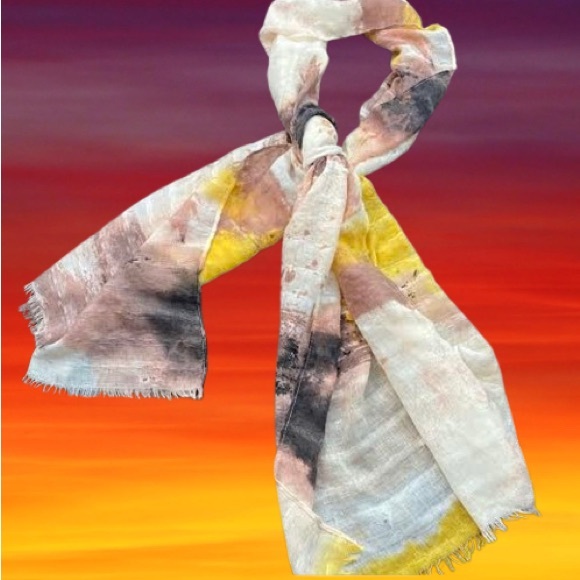 Lightweight Earthtones Scarf Primark - Picture 3 of 14